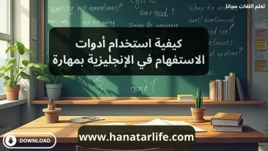 تعرف على استخدام أدوات الاستفهام في اللغة الإنجليزية كمحترف. دليل مفصل لتحسين مهاراتك التواصلية.